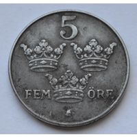 Швеция, 5 эре 1948 г. Железо.