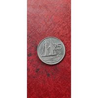 Каймановы острова 25 цент 1990