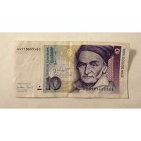 Германия 10 марок 1991