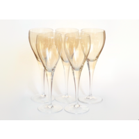 Бокалы для шампанского цветное стекло Bohemia