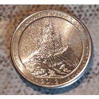 25 центов (квотер) 2011 D США Прекрасная Америка Гавайские вулканы