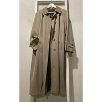 Винтажный плащ/ облегченное пальто Burberry. Свободный крой. Качественная шерсть.