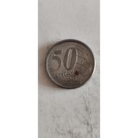 Бразилия 50 сентавос 2014