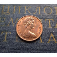 2 цента 1980 Фиджи #01 aUNC