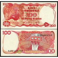 Индонезия 100 рупий образца 1984 года UNC p122