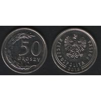 Польша y973 50 грош 2018 год (mw) (_alb2
