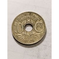 Франция 10 сантим 1938