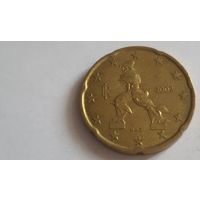 Италия 2002 20 евроцентов