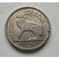 Ирландия 3 пенса, 1968.  7-1-43