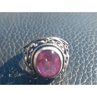 Серебряное винтажное кольцо .875