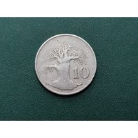 10 центов Зимбабве.