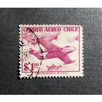 Марка Чили 1956 год Авиапочта