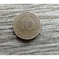 Werty71 Германия ФРГ 10 пфеннигов 1987 G