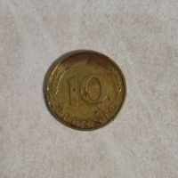 10 пфеннигов 1988 D Германия ФРГ