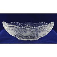 Ладья. Ваза для фруктов. Хрусталь