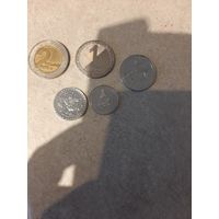 Монеты Грузии 5 штук