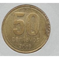 Аргентина. 50 сентаво 2009 года