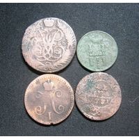 Наборчик меди с бонусом Сучавской подделки солида 1616 г.