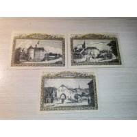 Нотгельды номиналом 25 пфеннингов 1921 года,провинция Саксония, город Наумбург-на-Заале, Германия.