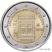 2 евро 2020 Испания Арагон UNC из ролла