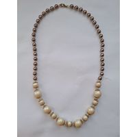 Бусы. Винтажное ожерелье. Шарики. 70-е годы. Длина 52 см