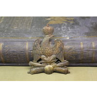 Киверная бляха армии НАПОЛЕОНА, линейный полк. ВОЙНА 1812 год. Распродажа коллекции вещей. С РУБЛЯ! АУКЦИОН!