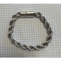 Браслет серебряный . 875 проба .  Вес 85.7 грамма