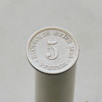Германия 5 пфеннигов 1914 A