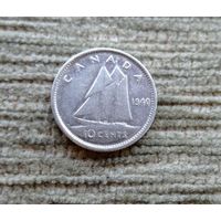 Werty71 Канада 10 центов 1940 серебро Корабль Георг 6