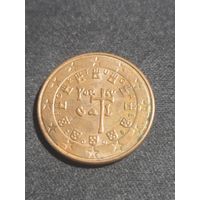 Португалия 5 евроцентов 2008