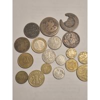 Монеты разных стран с 1рубля