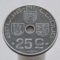Бельгия 25 сантимов 1943