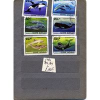 ГВИНЕЯ-БИСАУ,1984,  МОРСКАЯ ФАУНА, серия 6м гашен