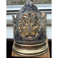 Подстаканник 875 пробы. Чернение. Позолота. СЕРЕБРО.