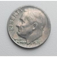 США 1 дайм (10 центов) 1976_ KM# 195a_Дайм Рузвельта