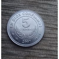 Werty71 Никарагуа 5 кордоба 2007