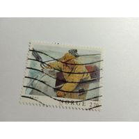 Марки  живопись Кристиан Крог   Норвегия 1987    1 шт. -  0,50 руб.