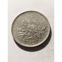 Франция 5 франков 1972