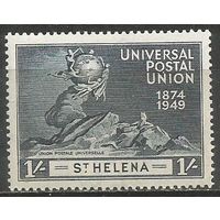 Остров Св.Елены. 75 лет Всемирному Почтовому Союзу. 1949г. Mi#116.