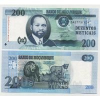 Мозамбик 200 метикал образца 2011 года UNC p152a
