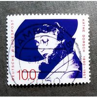 Марка Германия 1990 год Катарина Дорш