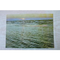 Прибалтика, Латвийская ССР, Закат у Саулкрасты; чистая.