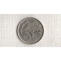 Намибия 10 центов 1993