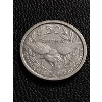 Новая Каледония 50 сантимов 1949г.