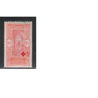 Дагомея-19175,(Мих.58)  * , Французские колонии, Стандарт,Красный Крест(одиночка)