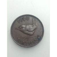 Великобритания фартинг  1940 года .