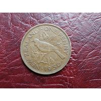 1 пенни Новая Зеландия 1950 г.