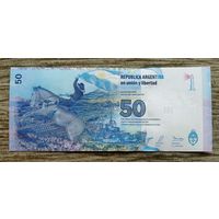 Werty71 Аргентина 50 песо 2015 UNC банкнота Мальвинские острова