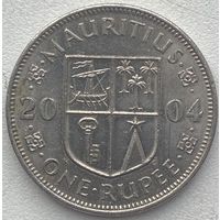Маврикий 1 рупия 2004 г.