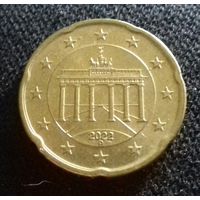 20 евроцентов, Германия 2022 D, AU